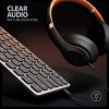 AXAGON Klawiatura HMC-KB-CRL USB-C 5Gbps z wieloportowy hub 9in1, SD/microSD, 3x USB-A, HDMI 4K/60Hz, PD 100W, Audio, Cyrillic l